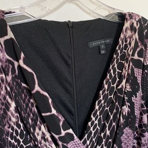 Soft, long sleeve print dress!